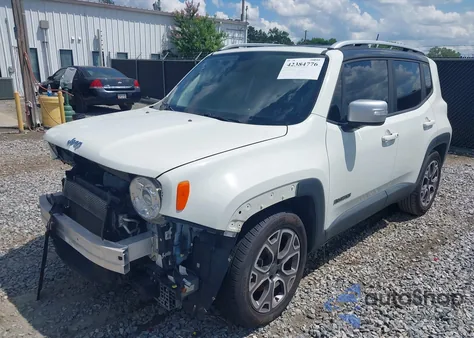 2018 Jeep Renegade Limited Fwd from USA, damaged, VIN ZACCJADB0JPH24214